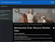 Tablet Screenshot of cmaweb10.clevelandart.org
